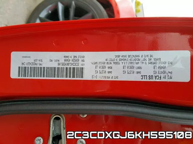 2C3CDXGJ6KH595108 фото 2