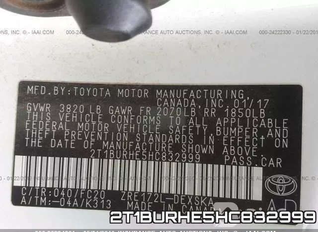 2T1BURHE5HC832999 фото 10