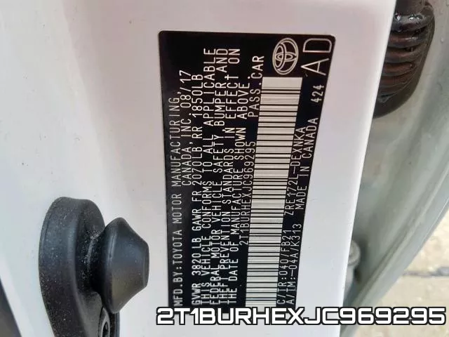 2T1BURHEXJC969295 фото 2