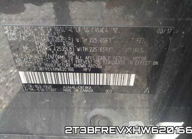 2T3BFREVXHW620166 фото 10