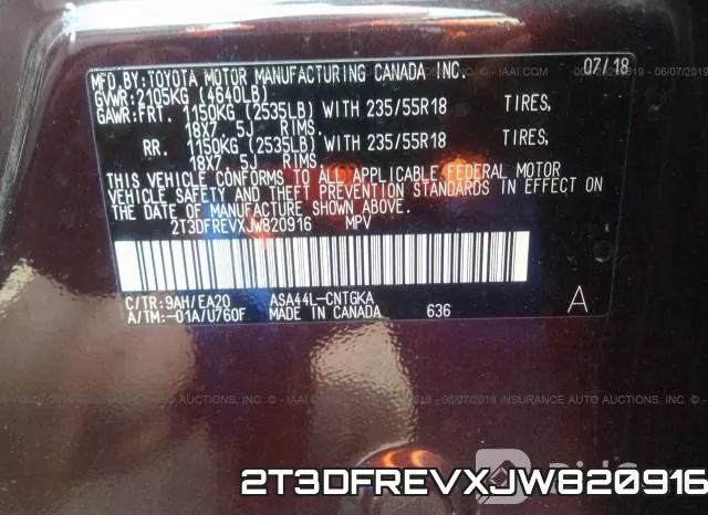 2T3DFREVXJW820916 фото 10