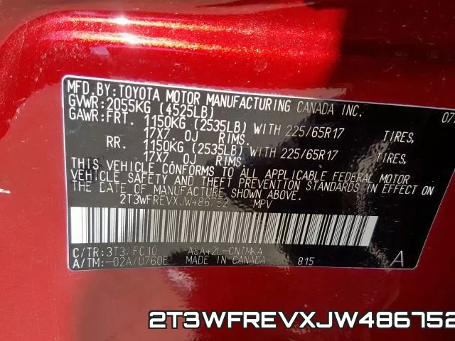 2T3WFREVXJW486752 фото 2