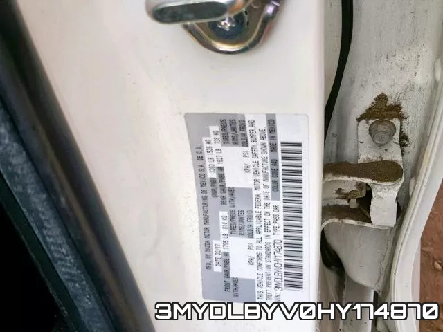 3MYDLBYV0HY174870 фото 2
