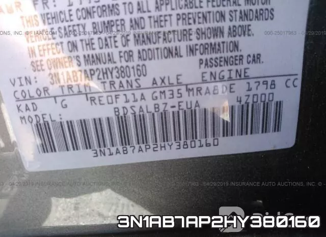 3N1AB7AP2HY380160 фото 10