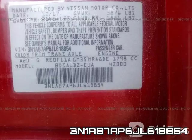 3N1AB7AP6JL618854 фото 9