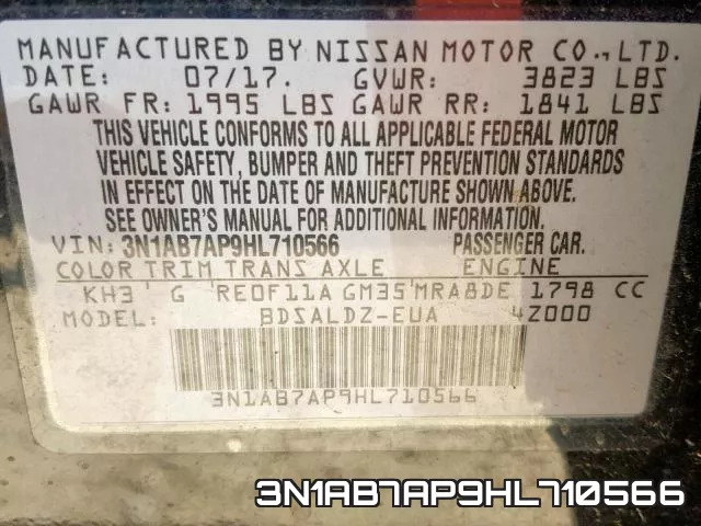 3N1AB7AP9HL710566 фото 2