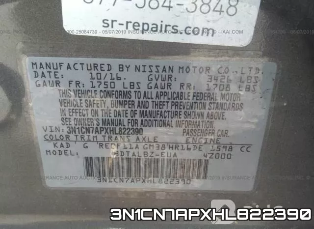 3N1CN7APXHL822390 фото 9