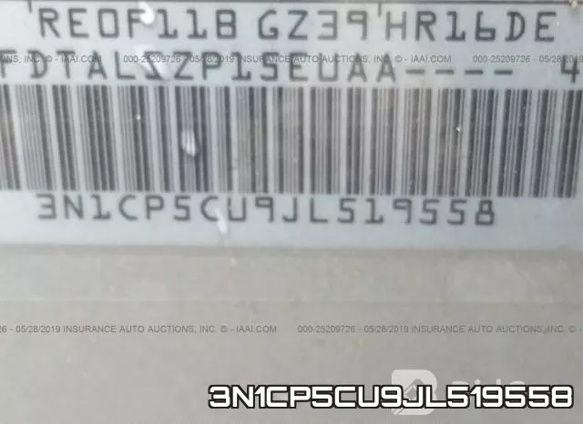 3N1CP5CU9JL519558 фото 10