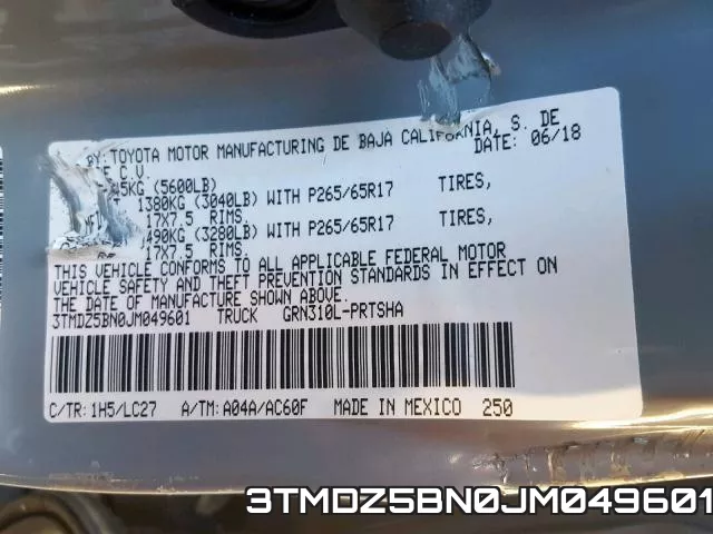 3TMDZ5BN0JM049601 фото 2