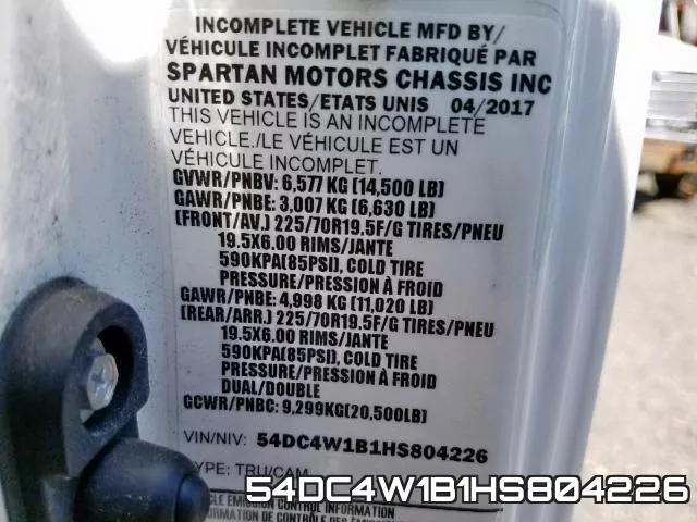 54DC4W1B1HS804226 фото 2