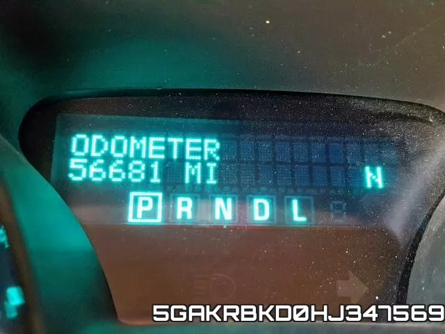5GAKRBKD0HJ347569 фото 9