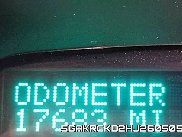 5GAKRCKD2HJ260505 фото 9