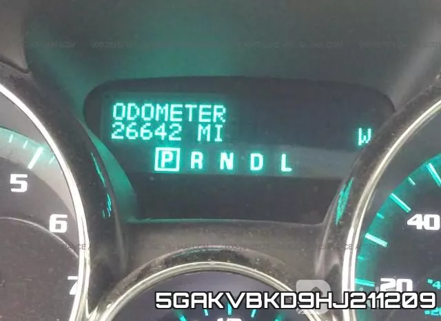 5GAKVBKD9HJ211209 фото 8