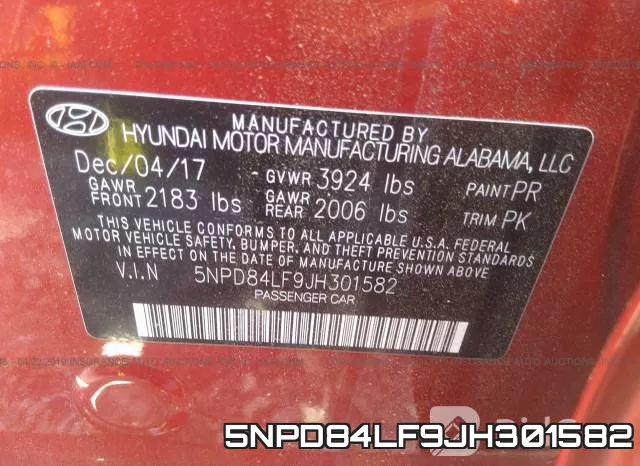 5NPD84LF9JH301582 фото 10