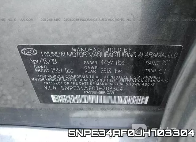 5NPE34AF0JH703304 фото 10