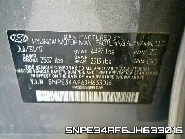 5NPE34AF6JH633016 фото 2