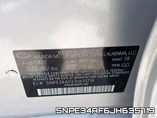 5NPE34AF6JH635719 фото 2