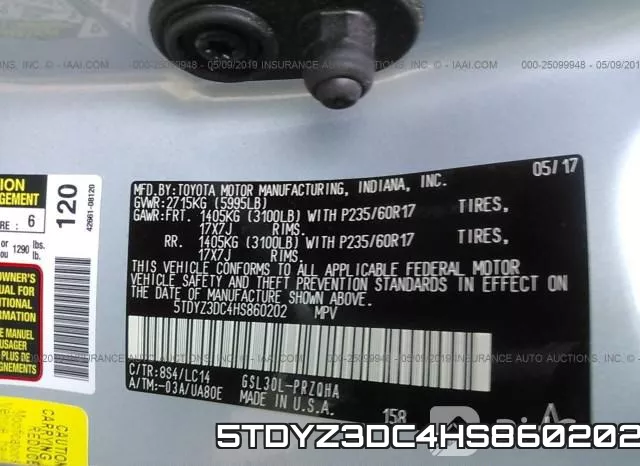 5TDYZ3DC4HS860202 фото 10