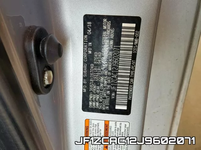 JF1ZCAC12J9602071 фото 2