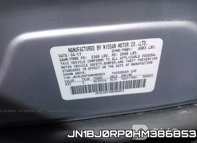 JN1BJ0RP0HM386853 фото 10