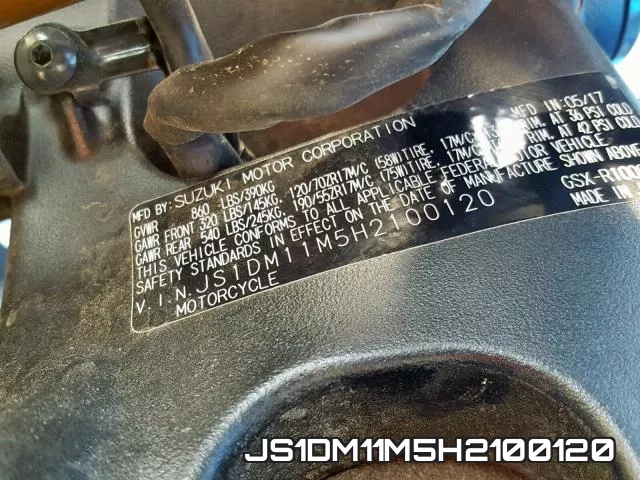 JS1DM11M5H2100120 фото 2