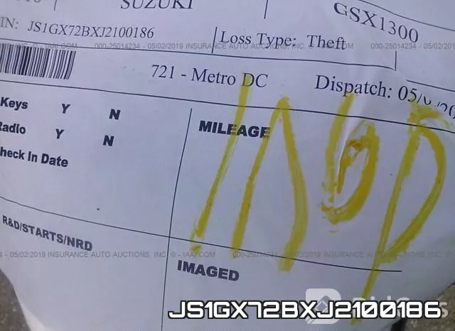 JS1GX72BXJ2100186 фото 8