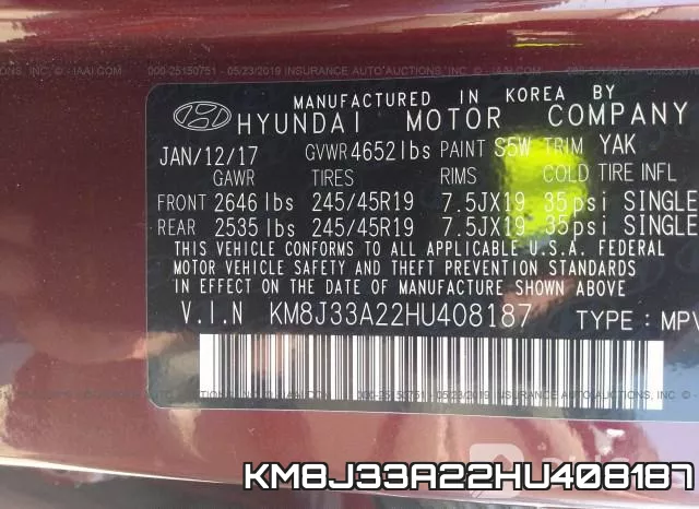 KM8J33A22HU408187 фото 10