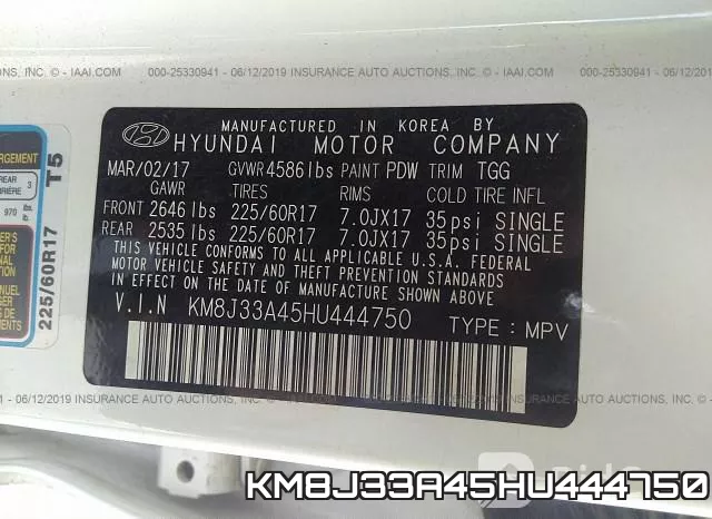 KM8J33A45HU444750 фото 10