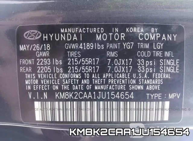 KM8K2CAA1JU154654 фото 10