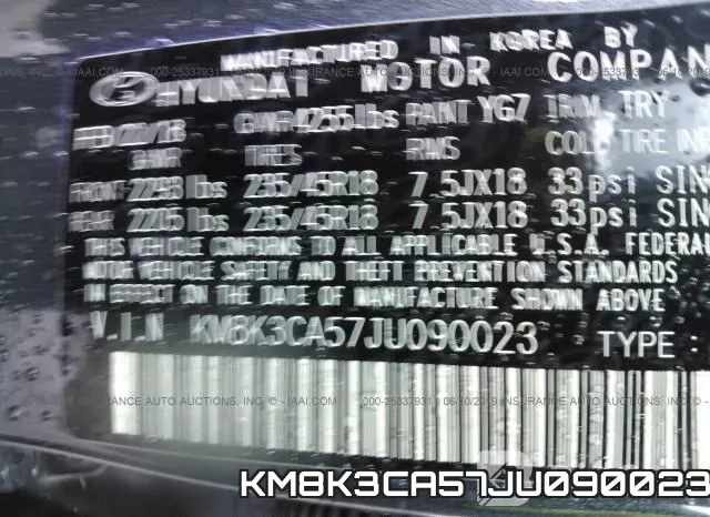 KM8K3CA57JU090023 фото 10