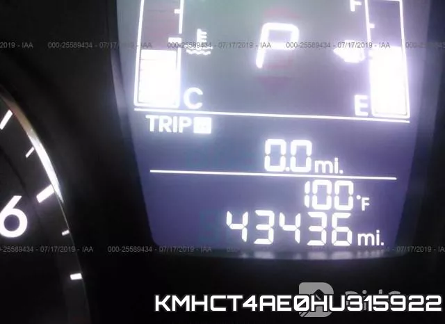 KMHCT4AE0HU315922 фото 8