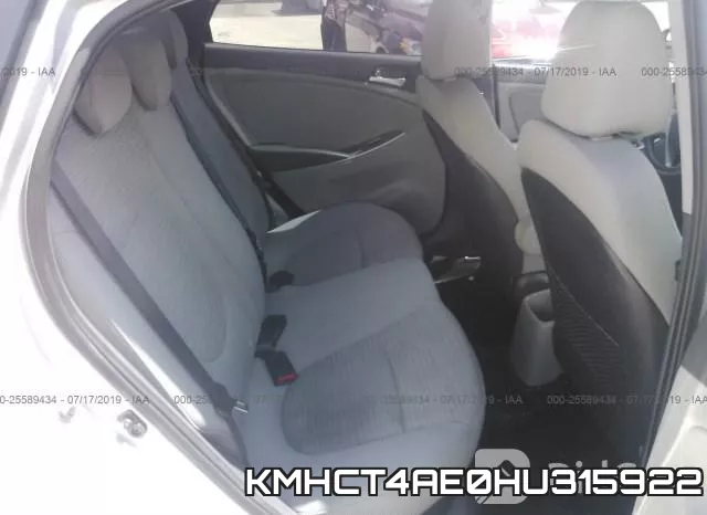 KMHCT4AE0HU315922 фото 9