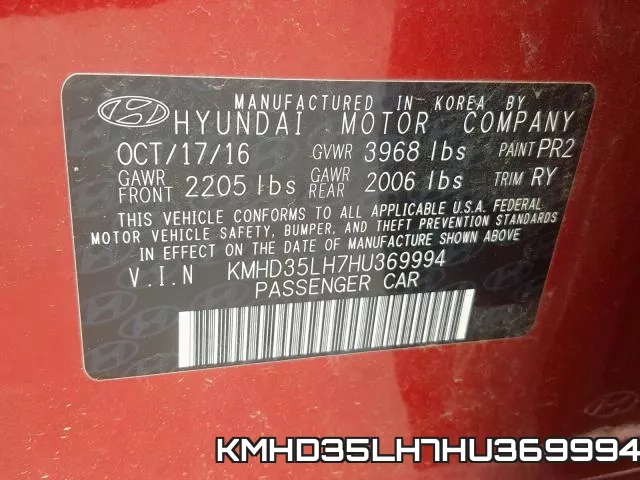 KMHD35LH7HU369994 фото 2