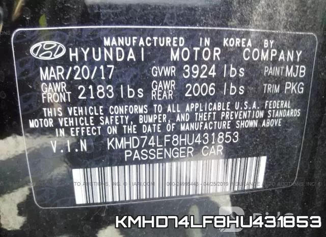 KMHD74LF8HU431853 фото 10