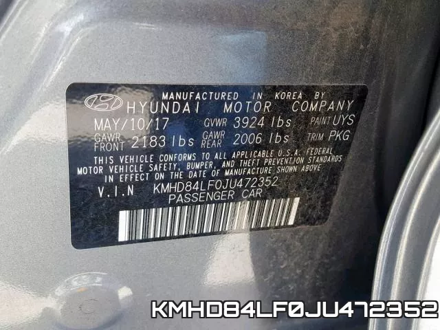 KMHD84LF0JU472352 фото 2