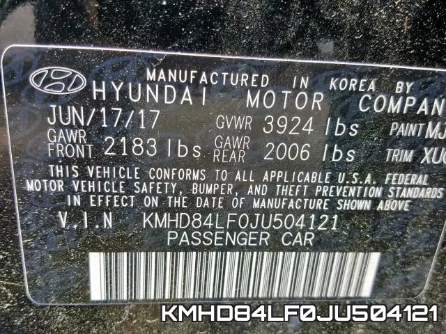 KMHD84LF0JU504121 фото 2