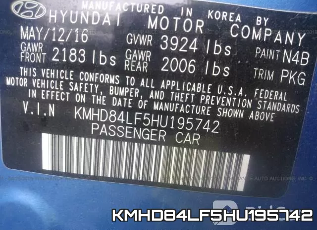 KMHD84LF5HU195742 фото 10