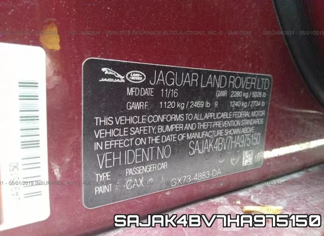 SAJAK4BV7HA975150 фото 10