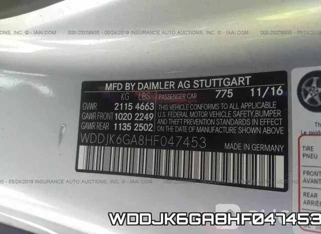 WDDJK6GA8HF047453 фото 10