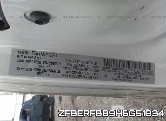 ZFBERFBB9H6G51834 фото 10