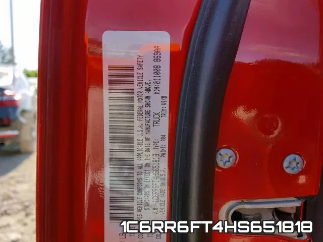 1C6RR6FT4HS651818 фото 2