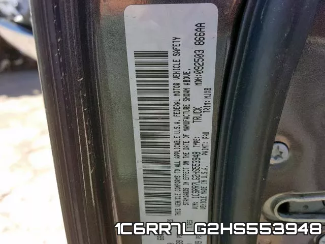 1C6RR7LG2HS553948 фото 2