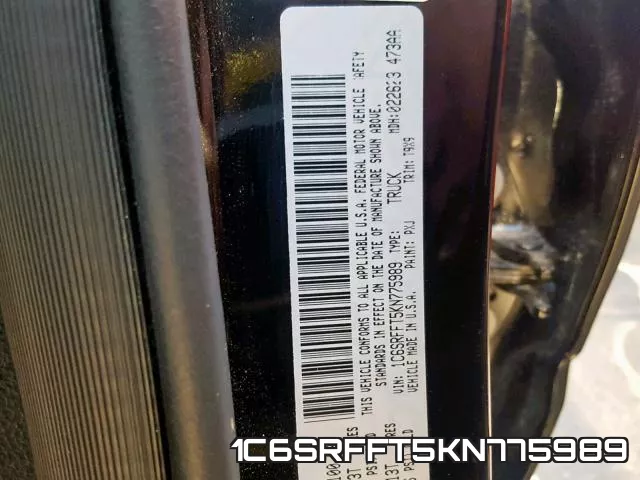1C6SRFFT5KN775989 фото 2