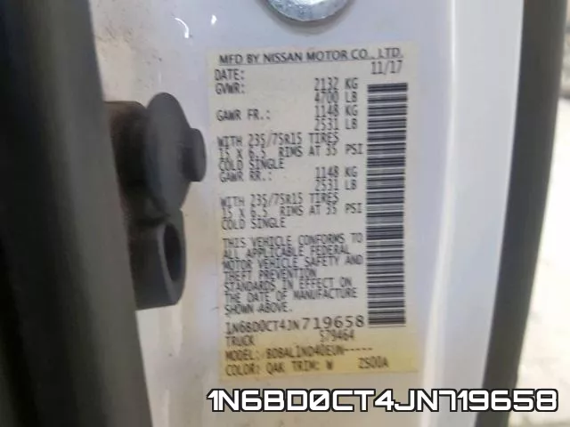 1N6BD0CT4JN719658 фото 2