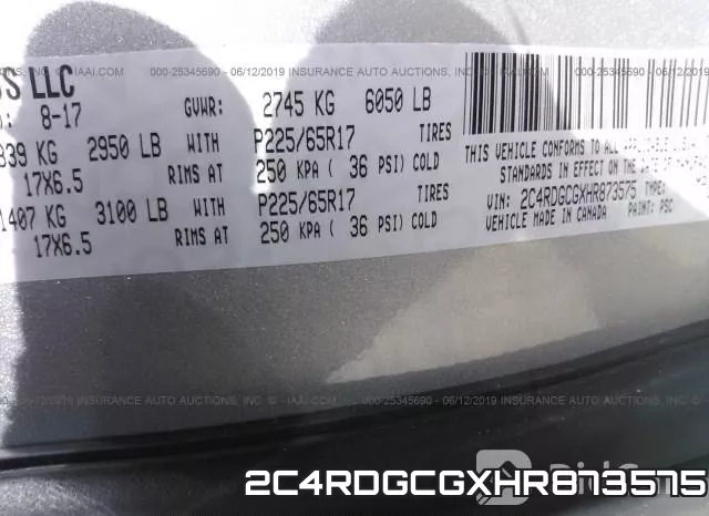 2C4RDGCGXHR873575 фото 10
