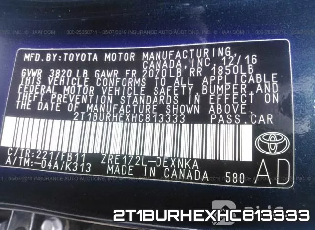 2T1BURHEXHC813333 фото 10