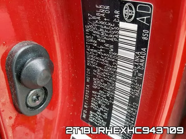 2T1BURHEXHC943709 фото 2