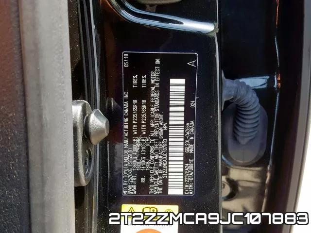 2T2ZZMCA9JC107883 фото 2