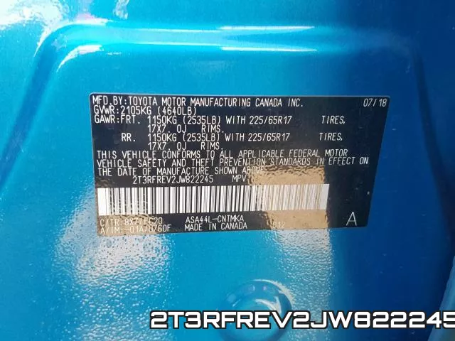 2T3RFREV2JW822245 фото 2