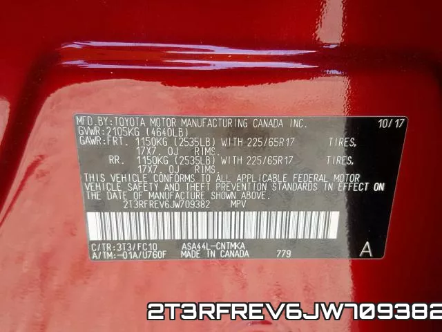2T3RFREV6JW709382 фото 2